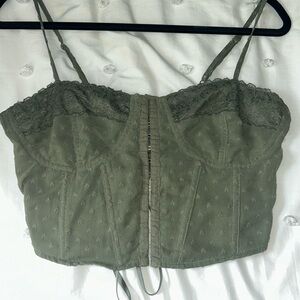 LA HEARTS by PACSUN Lace Corset Top